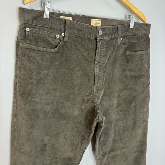 J. Crew Classic Straight-fit Pant in Stretch Corduroy Cotton Preppy Grey 36x30 - Picture 4 of 8